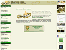 Tablet Screenshot of chemin-inca.com